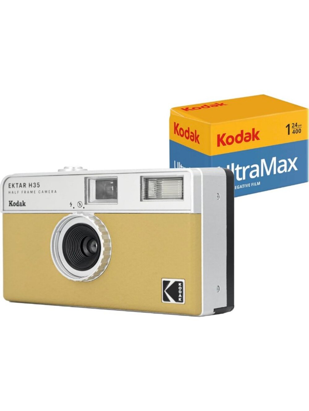 Reusable Half Frame 35mm Camera, Lightweight & Easy to Use, Bundle with Film